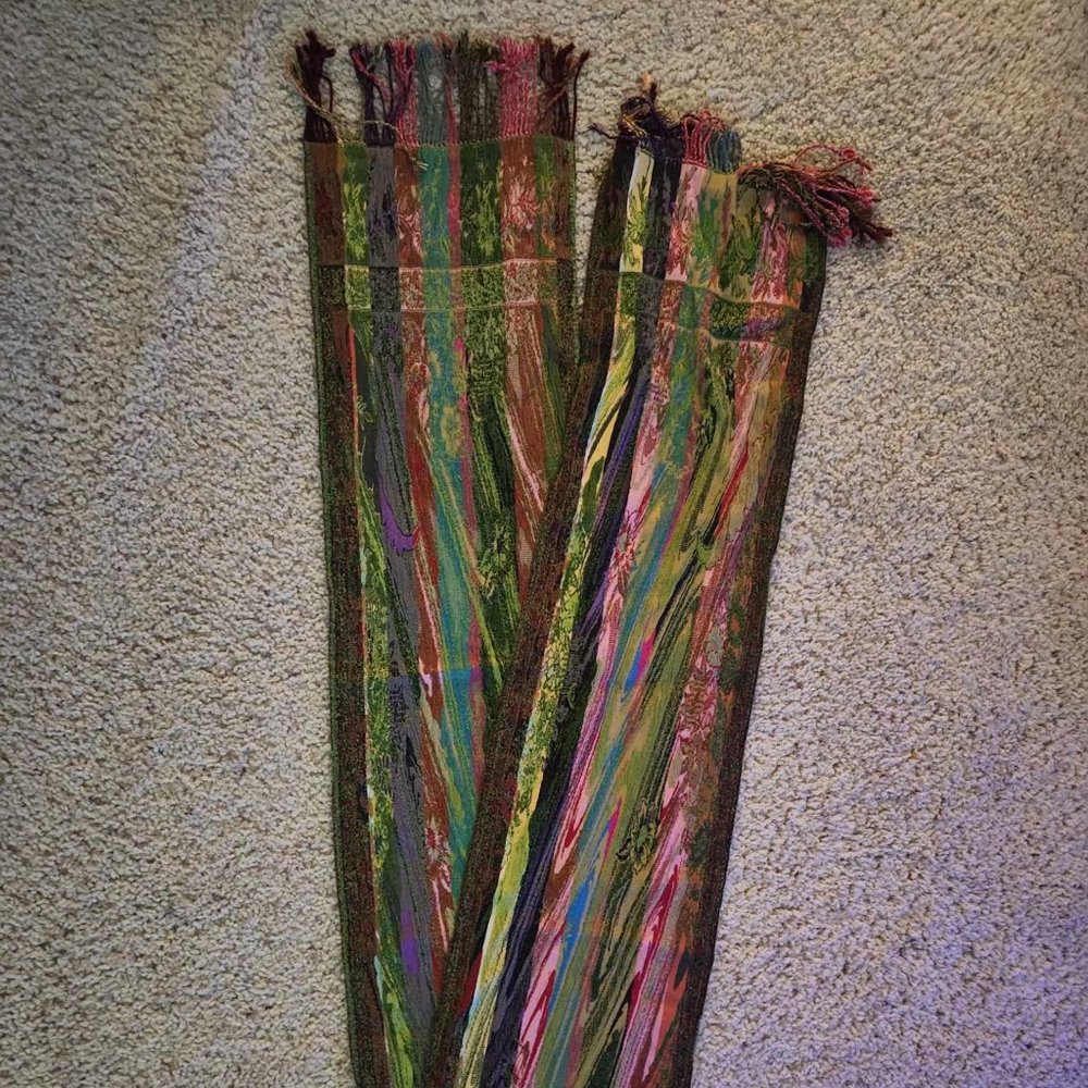 Vintage Coogi Style Silk Scarf One Of A Kind
